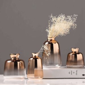 elegant and chic glass vases boho style