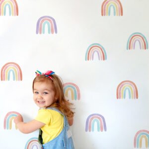 wall art kids rainbow sticker