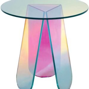 acrylic iridescent coffee table