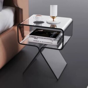 Acrylic side table minimal design